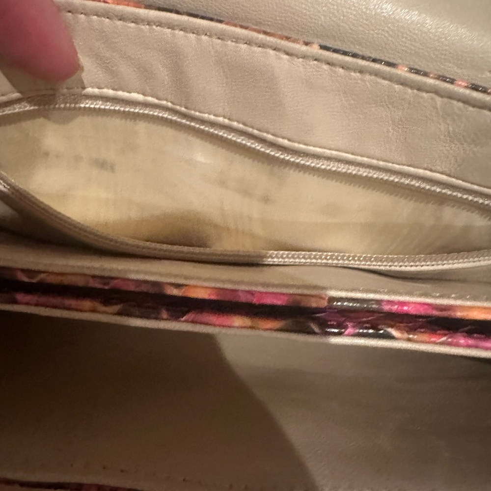 Chanel Python Pink Multicolor Clutch Reissue - image 13